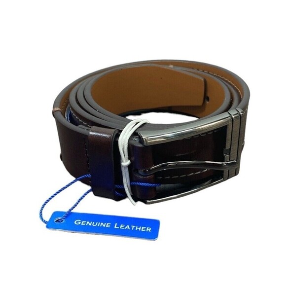 Vince Camuto Men's Belt Brown  VC3024-11 Leather SZ 34 - Picture 1 of 6